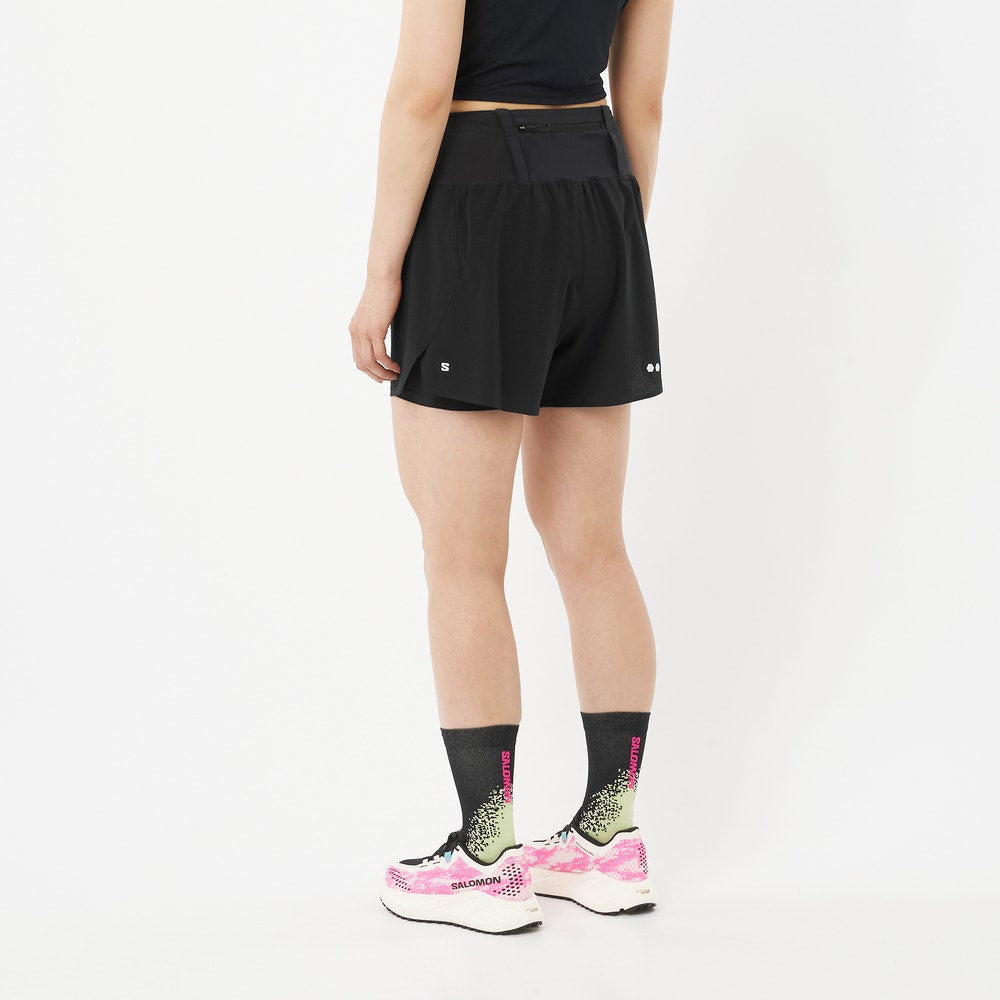 Women's 5-Inch 2-In-1 Trail Shorts - Burnt Umber