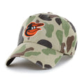 Camo Baseball Cap With Embroidered Team Logo