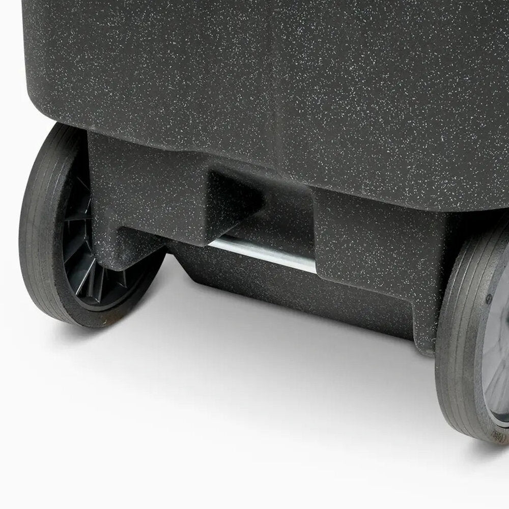 Toter 96 Gallon Trash Can With Smooth Wheels And Lid