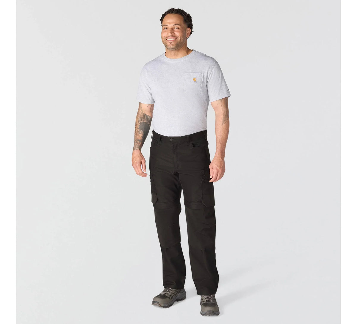Men's Stretch Canvas Work Pants - Black