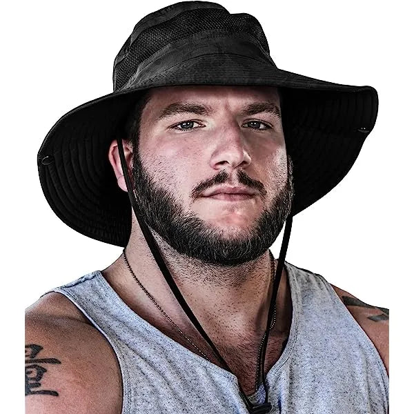 Fishing Hat Upf 50+ Wide Brim Sun Hat For Men And Women, Mens Bucket Hats With Uv Protection For Hiking Beach Hats