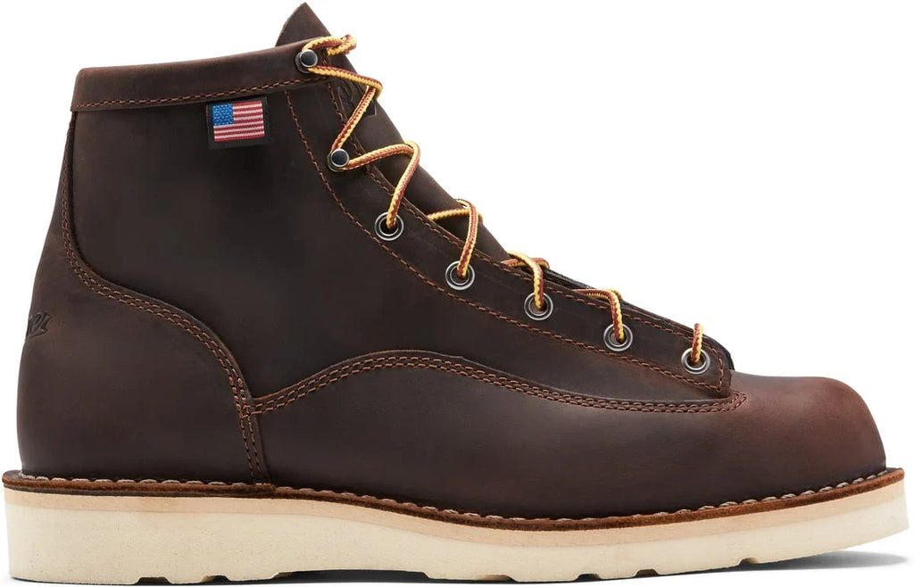 Men's 6-Inch Leather Work Boot - Brown
