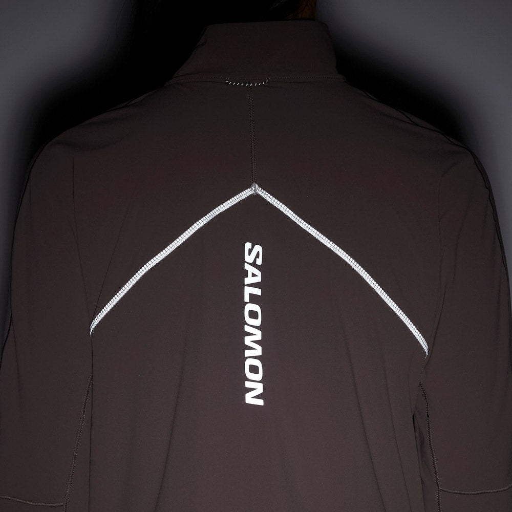 Women's Cropped Half-Zip Running Pullover