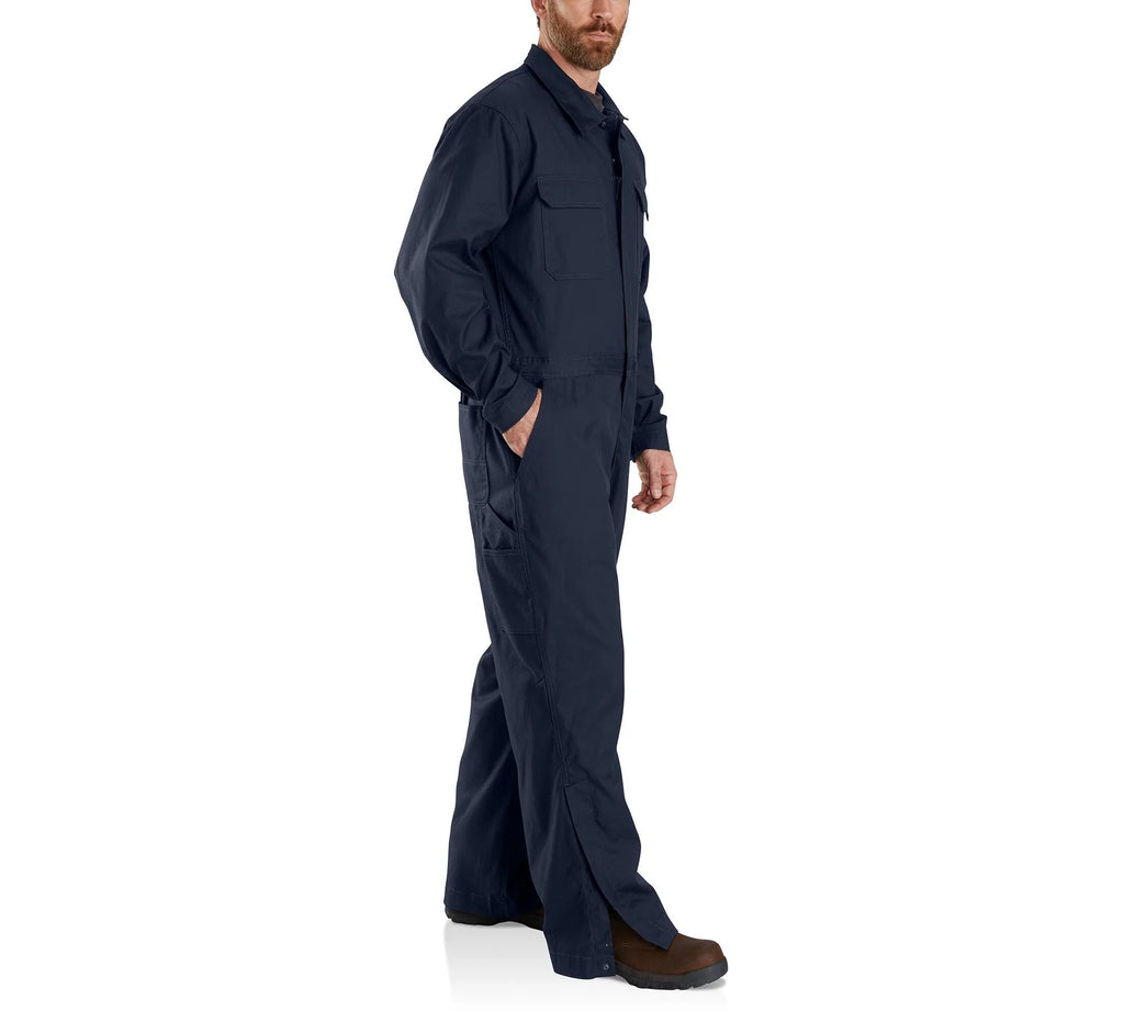 Men's Stretch Canvas Work Coverall - Navy