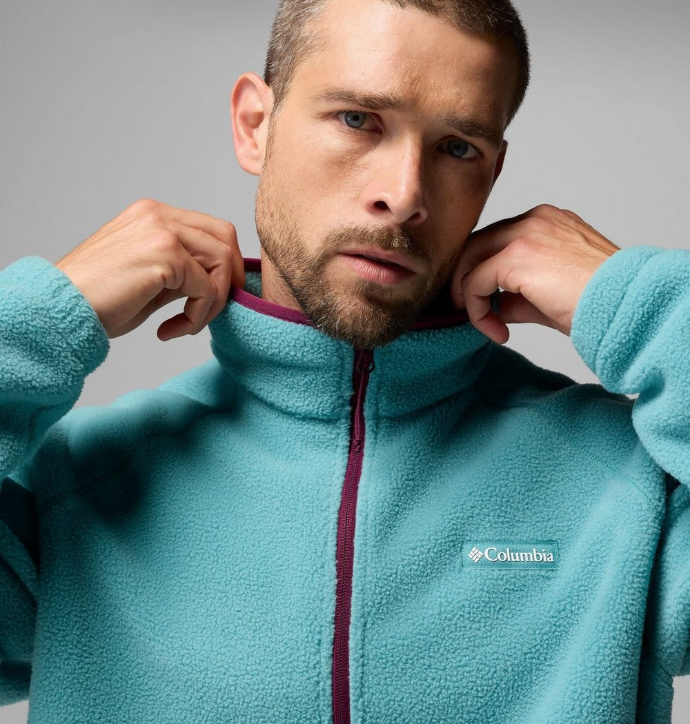Men's Fleece Half-Zip Pullover - Dark Grey