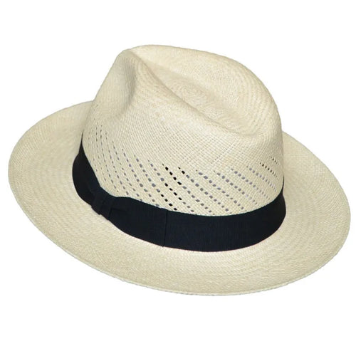 Advanced Original Panama Hat-Natural Straw | Black Band-Handwoven In Ecuador