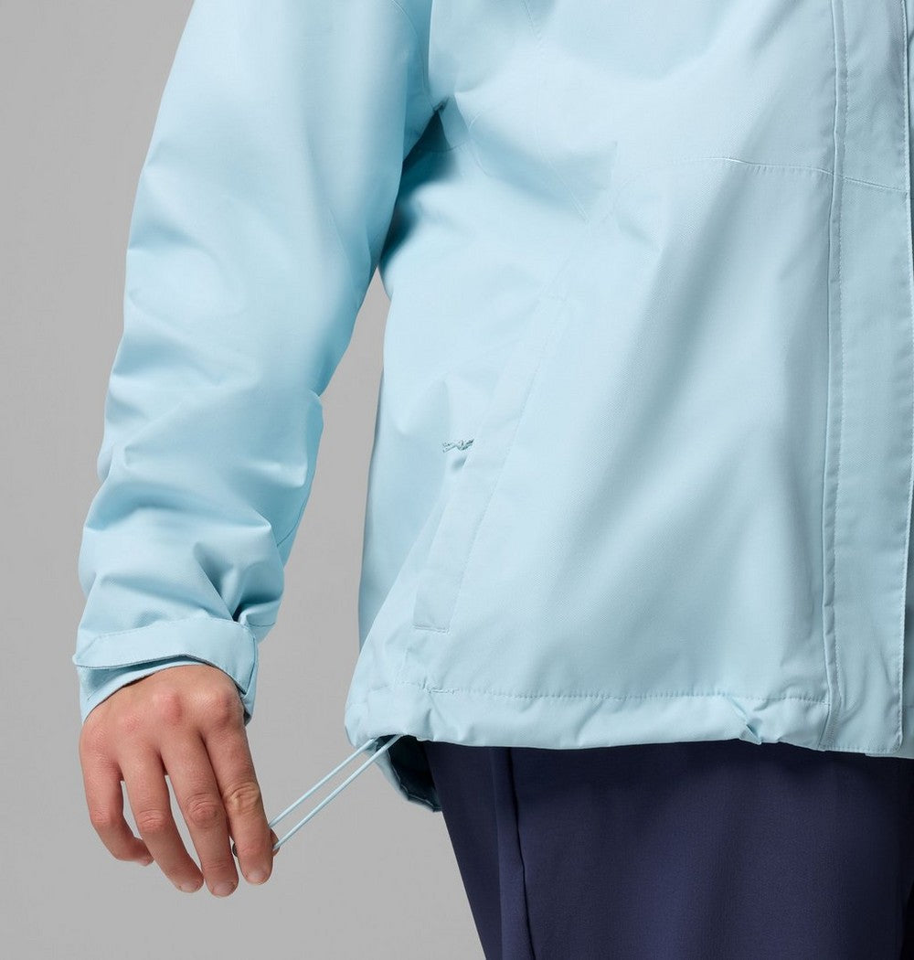 Women's Plus Size Waterproof Rain Jacket - Navy