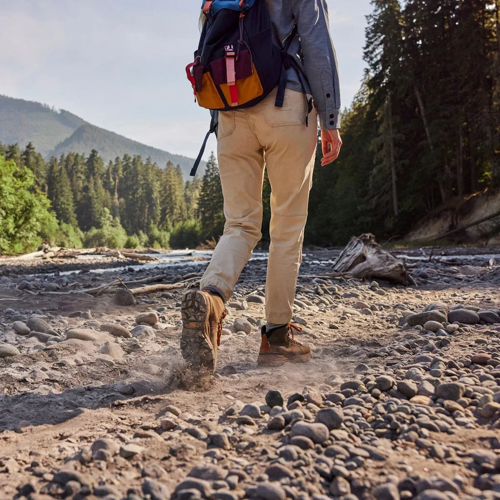Women's Waterproof Leather Hiking Boot - Brown/Tan