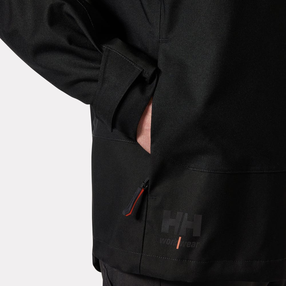 Waterproof Stretch Shell Work Jacket - Black