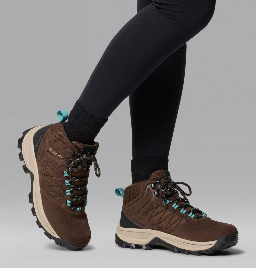Women's Wide Waterproof Suede Hiking Shoe