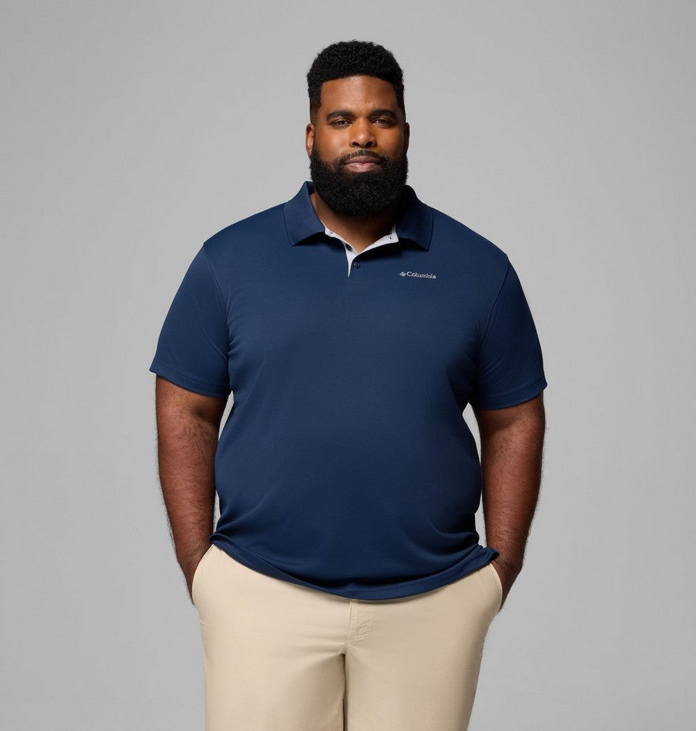 Men's Big UPF 30 Performance Polo - Navy