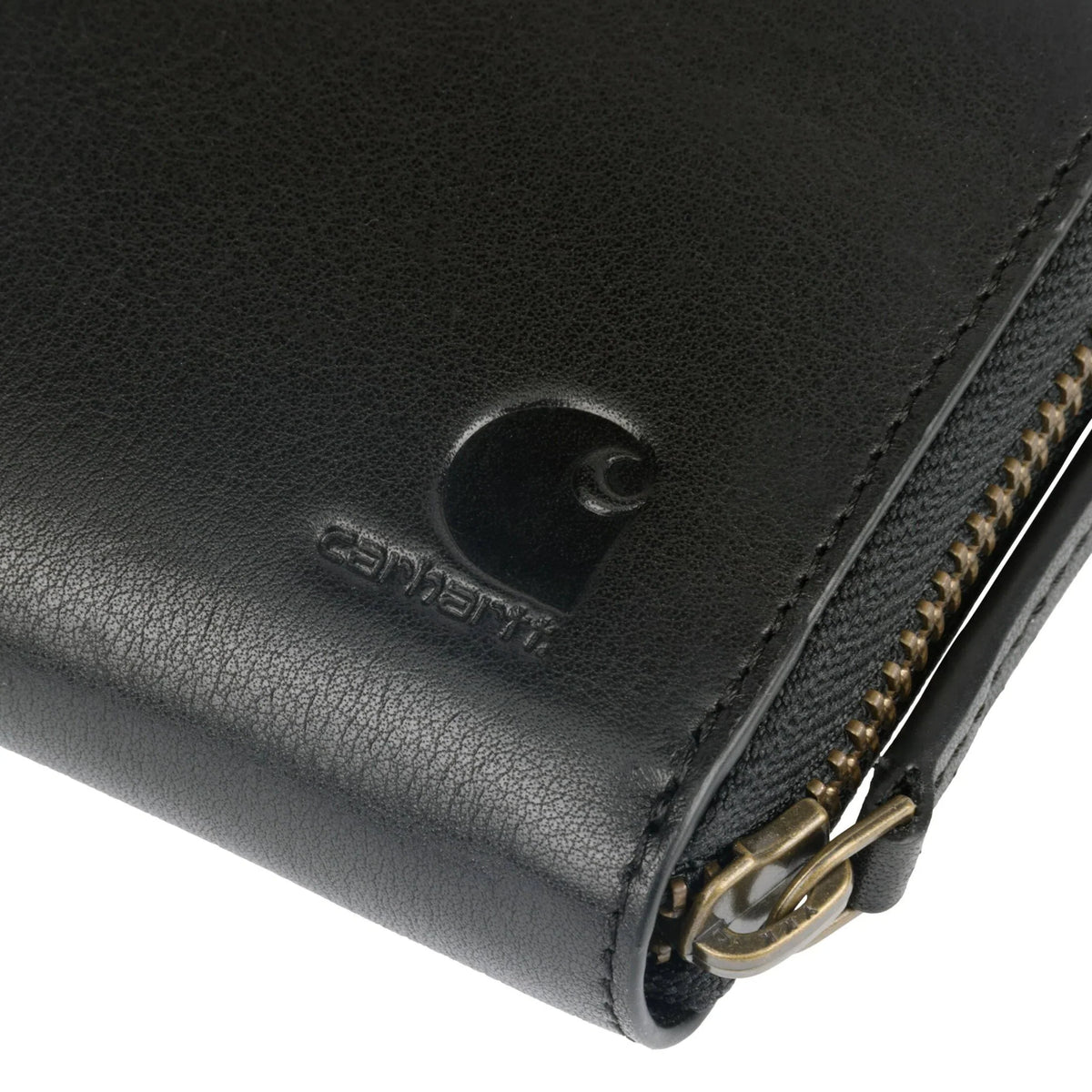 Women's Full-Grain Leather Clutch Wallet - Brown