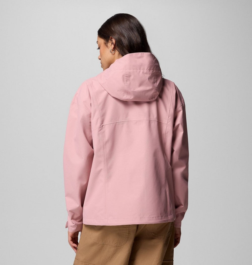 Women's Waterproof Rain Jacket - Coral