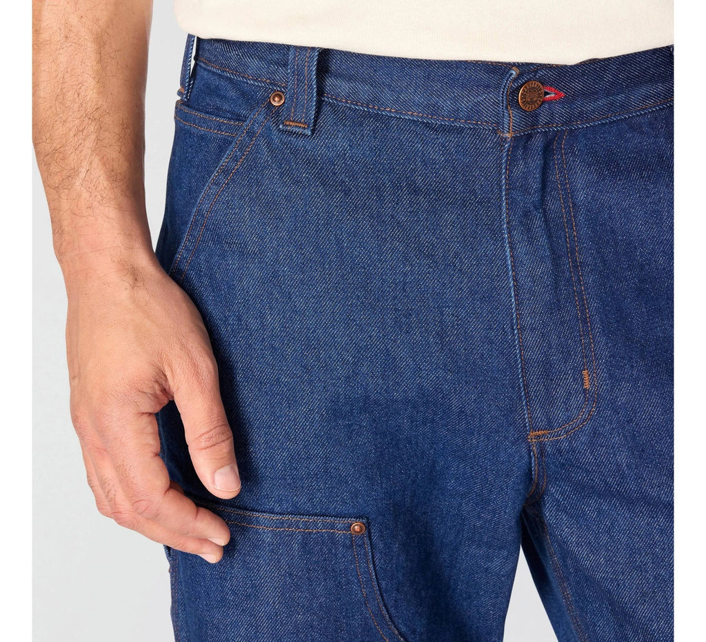 Men's Double-Knee Denim Work Pants - Indigo