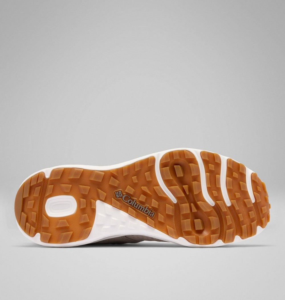 Women's Mesh And Suede Walking Shoe - Beige