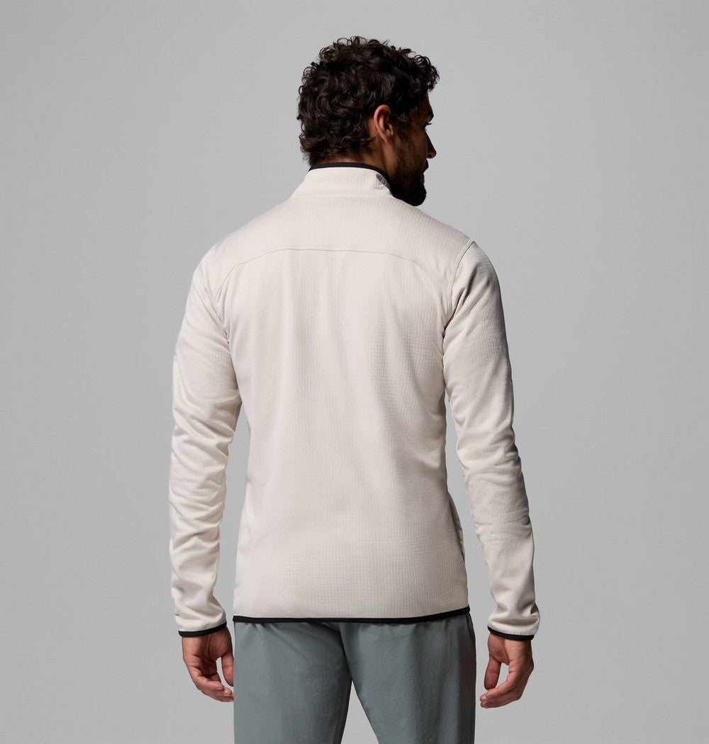 Men's Tall Grid Fleece Full-Zip Jacket - Gray