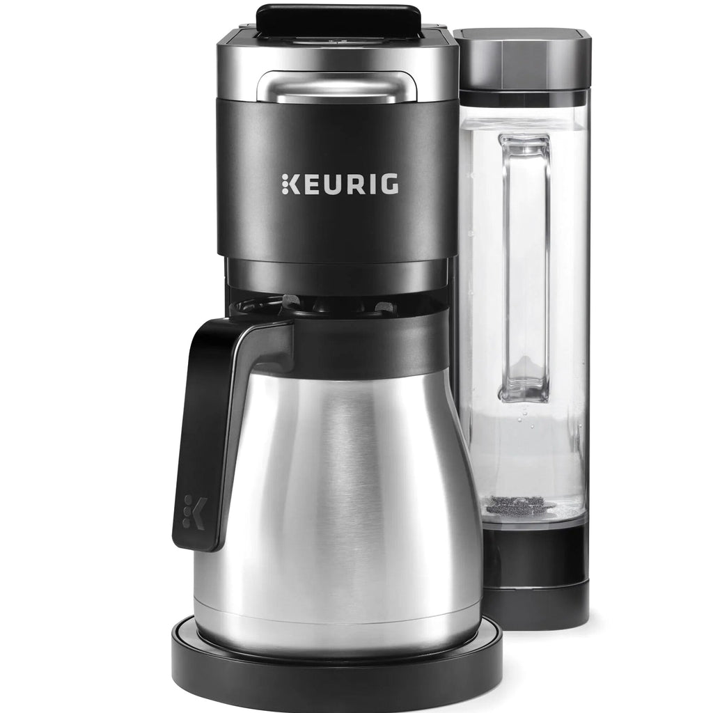Keurig Single Serve & Carafe Coffee Maker, 60 oz Water Reservoir, 12-Cup Thermal Carafe - K-Duo Plus
