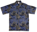 Hawaii Gold (Charcoal) Hawaiian Shirts