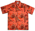 Hawaii Gold (Orange) Hawaiian Shirts