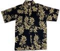 Mini Tahitian (Black/Sand) Hawaiian Shirts