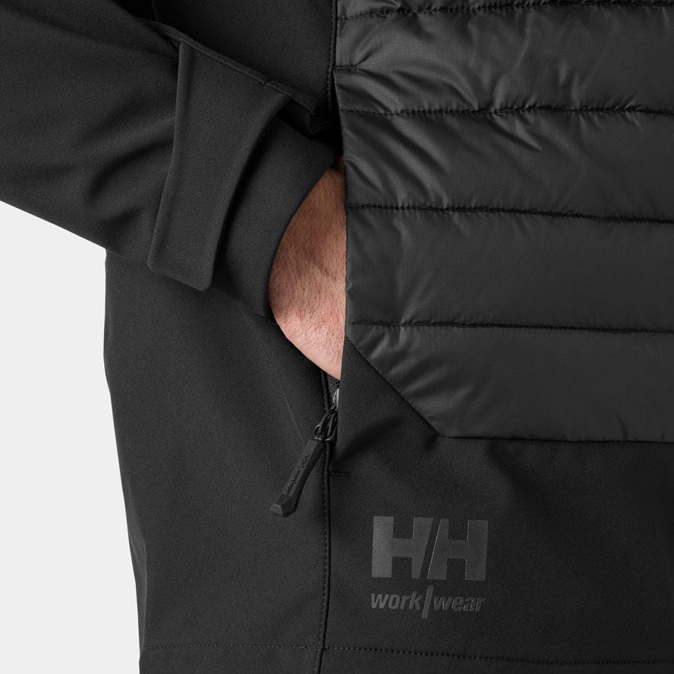 Insulated Softshell Work Jacket - Navy