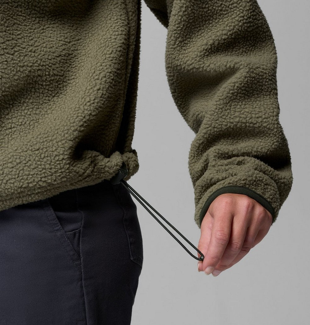 Women's Cropped Half-Snap Fleece Pullover