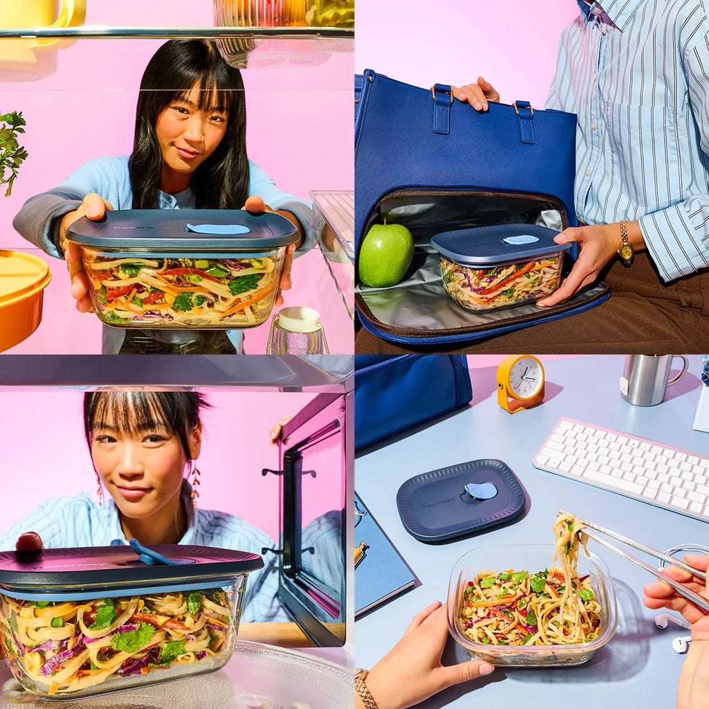 Small Rectangular Glass Food Storage Container
