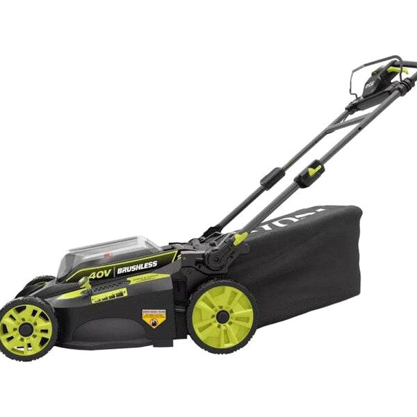 RYOBI 40V 20 in Self-Propelled Mower/Trimmer/Blower Kit, 2 Batteries, 2 Chargers - RY401120-Y/Ry40270/RY40407BTLVNM
