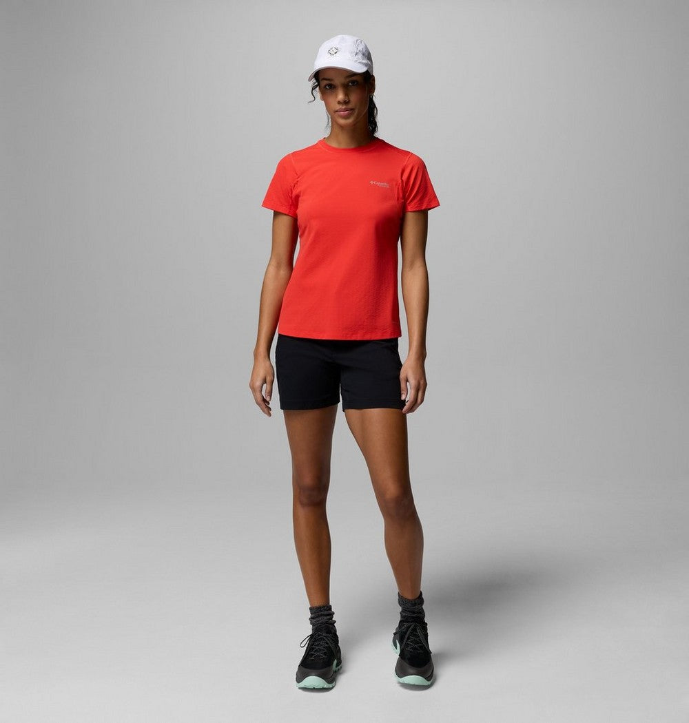 Women's Short-Sleeve Hiking Shirt - Blue