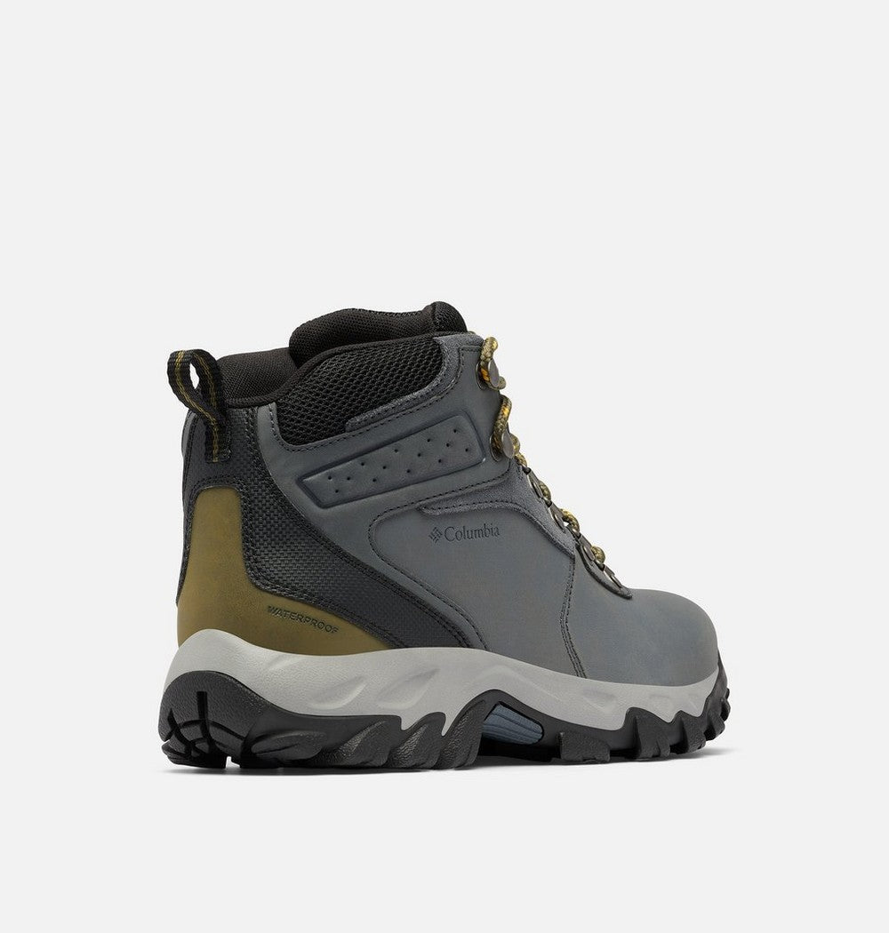 Men's Wide Waterproof Hiking Boot - Tan Blue