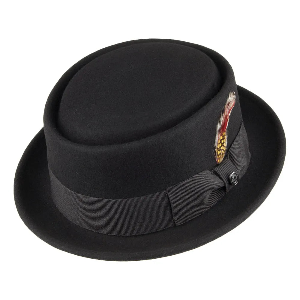 Thread Jaxon & James Crushable Pork Pie Black Wholesale Pack