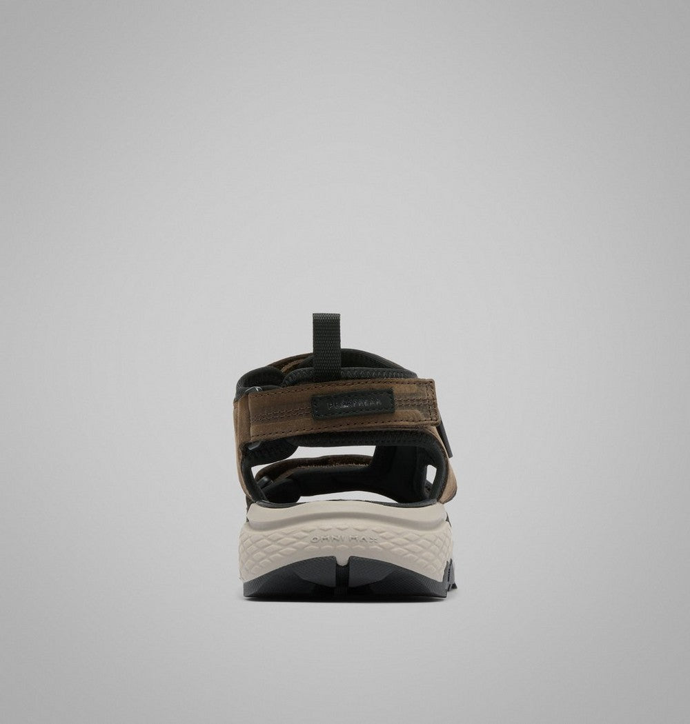 Men's Nubuck Leather Trail Sandal - Black
