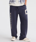 Men's Baggy Straight-Leg Graphic Sweatpants