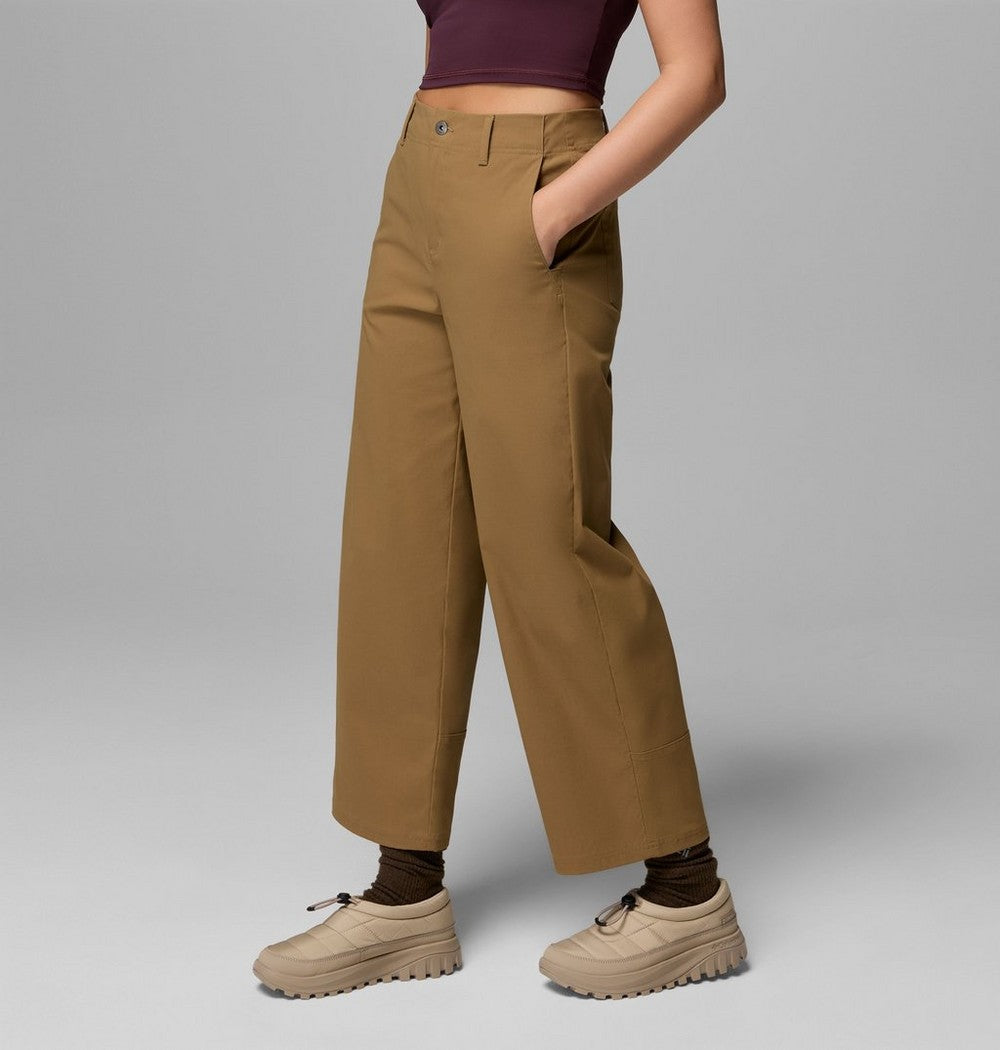 Women's Stretch Wide-Leg Pants - Green