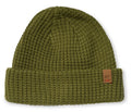 Waffle Knit Beanie - Olive