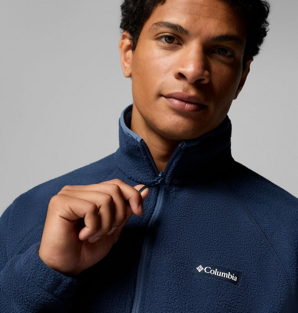 Men's Fleece Half-Zip Pullover - Dark Grey