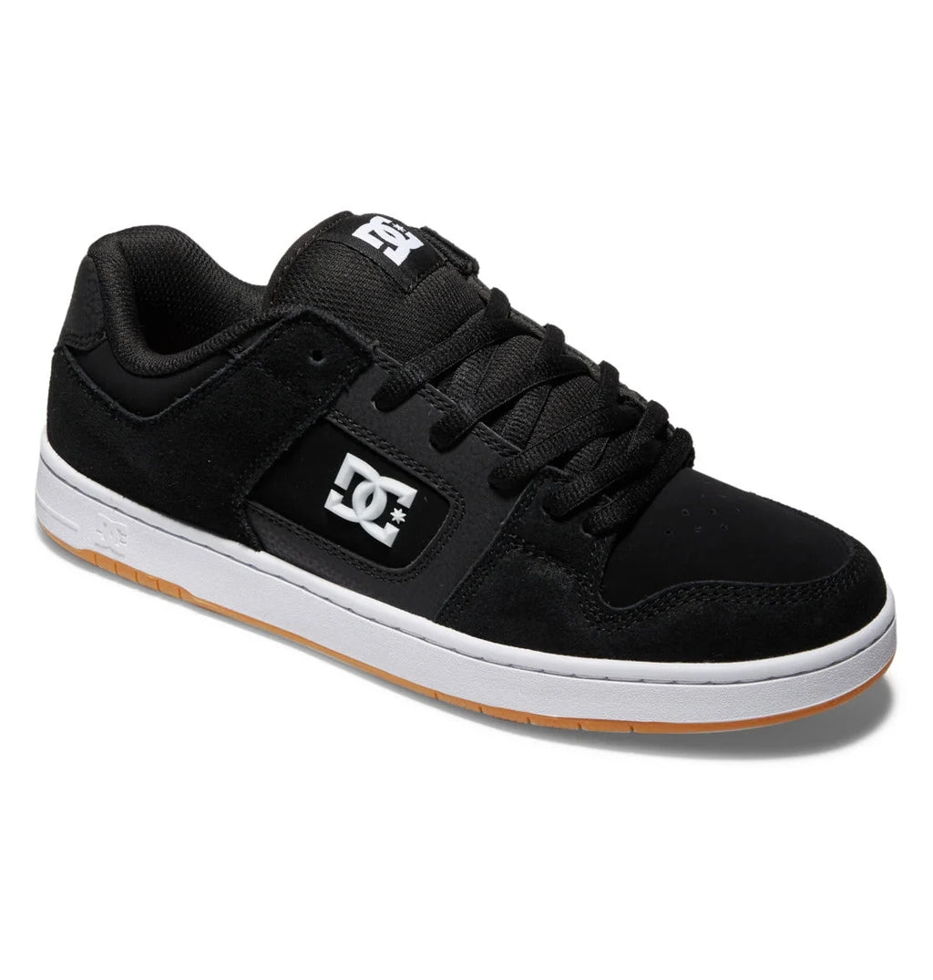 Men's Suede Skate Sneakers - Black White Gum