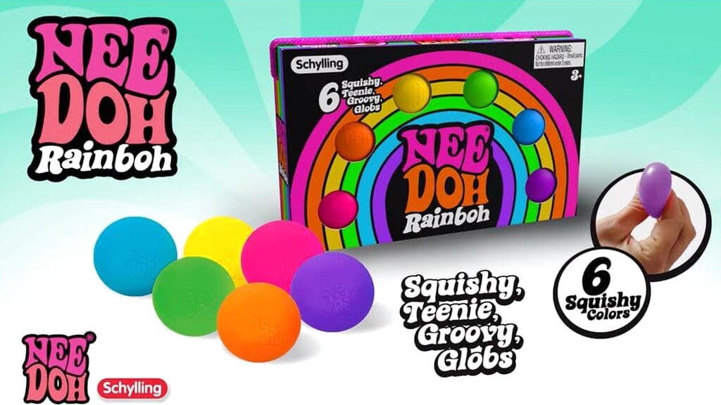 Six Color Mini Squeeze Toy Set