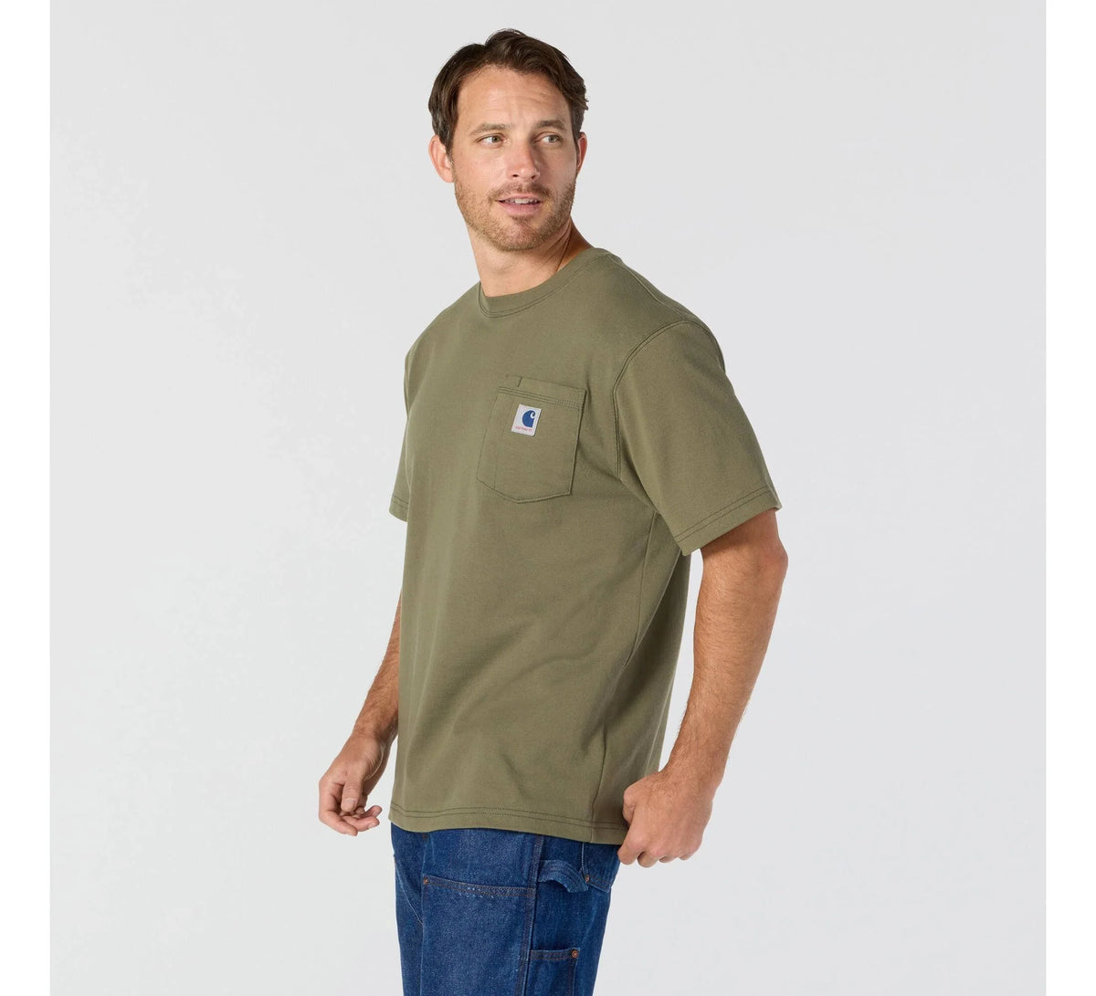 Men's Heavyweight Pocket T-Shirt - Green