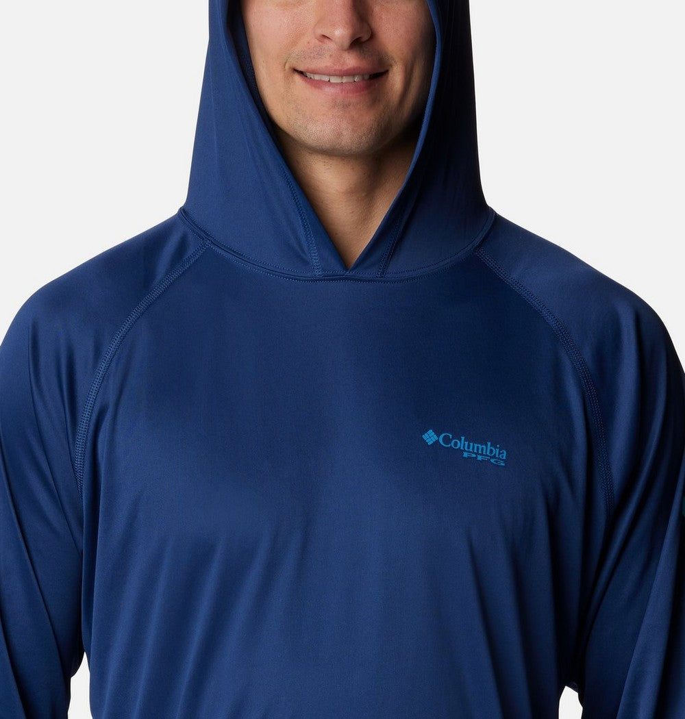 Men's Long-Sleeve Sun Hoodie - Gray