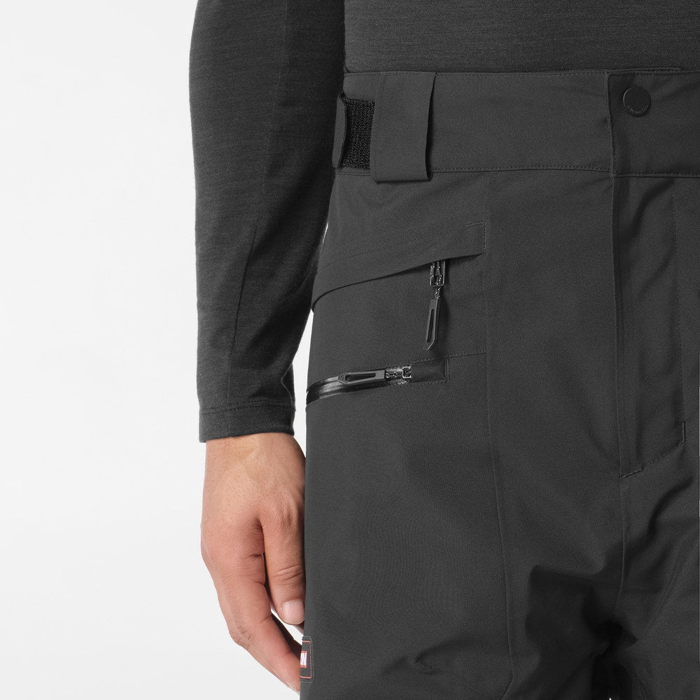 Men's Waterproof Snow Shell Pants - Black