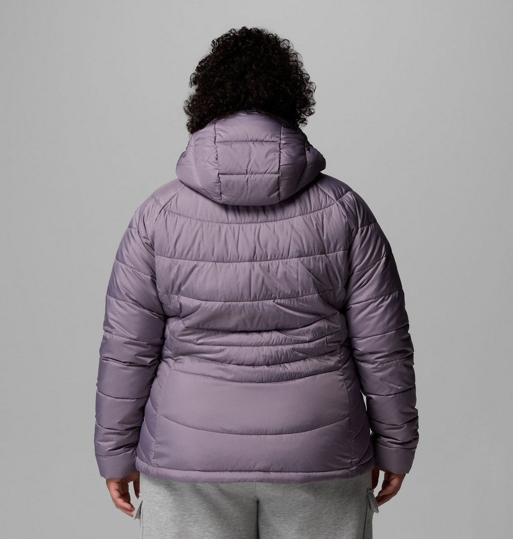 Women's Plus Size Insulated Hooded Jacket - Blue