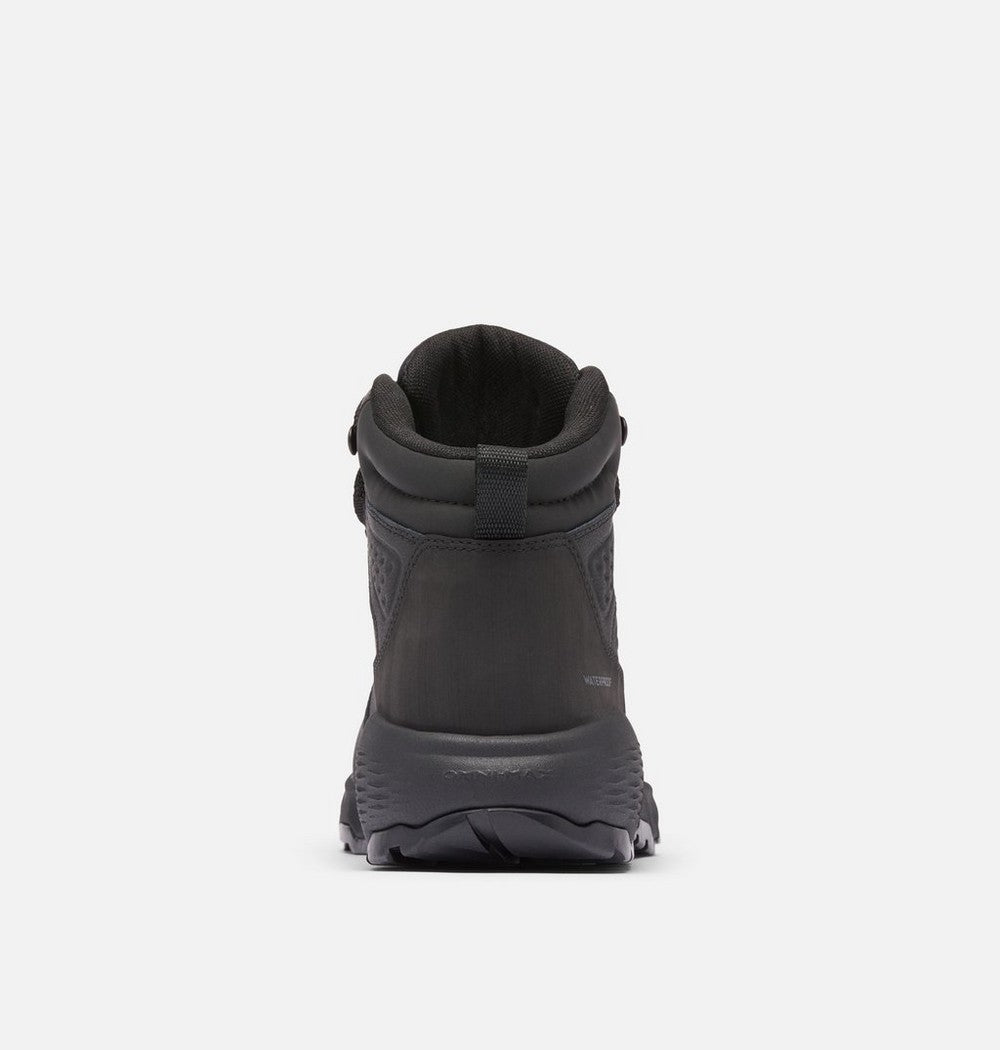 Men's Wide Waterproof Leather Hiking Boot - Black