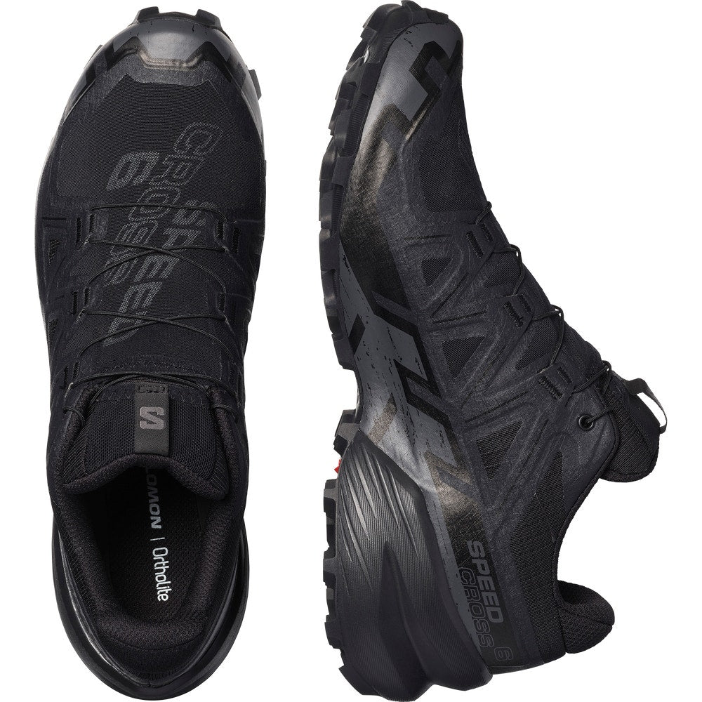 Men's Waterproof Trail Running Shoes - Black