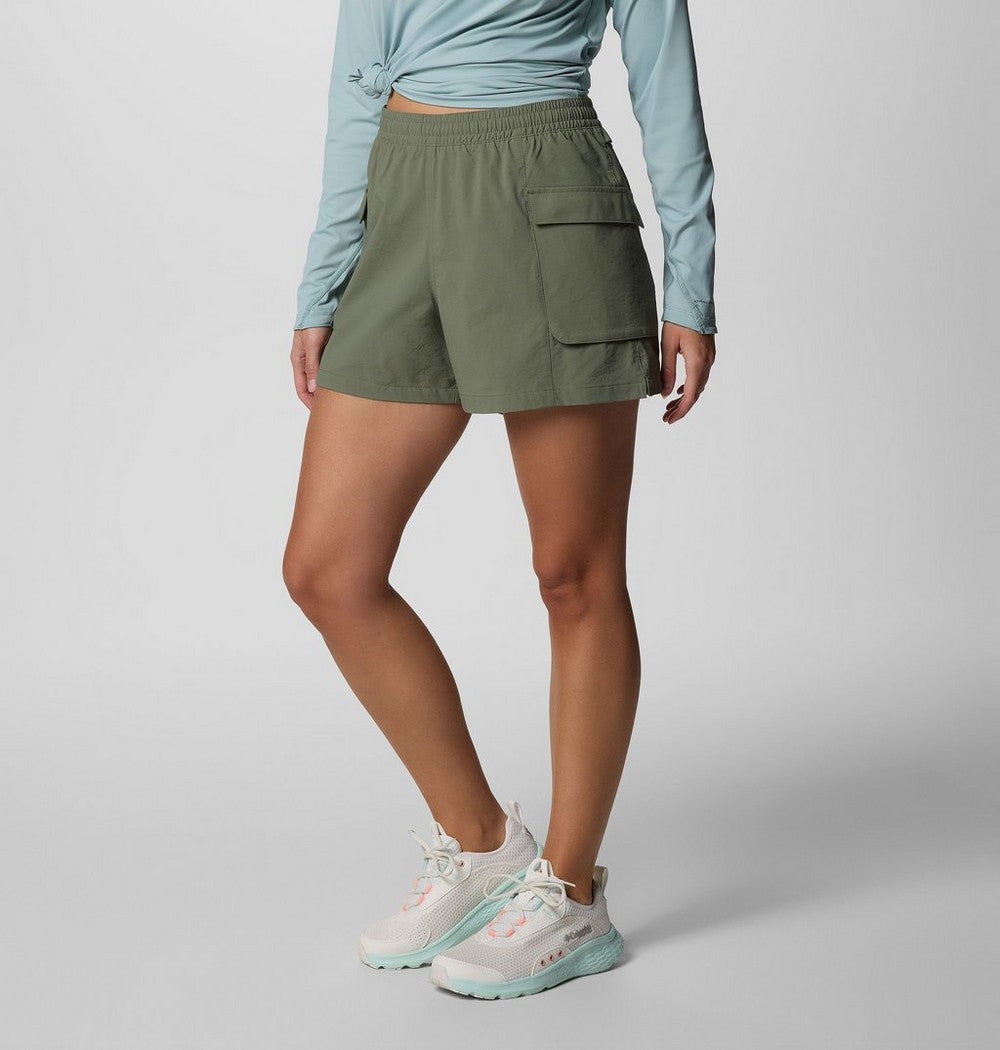 Women's Stretch Fishing Shorts - Green