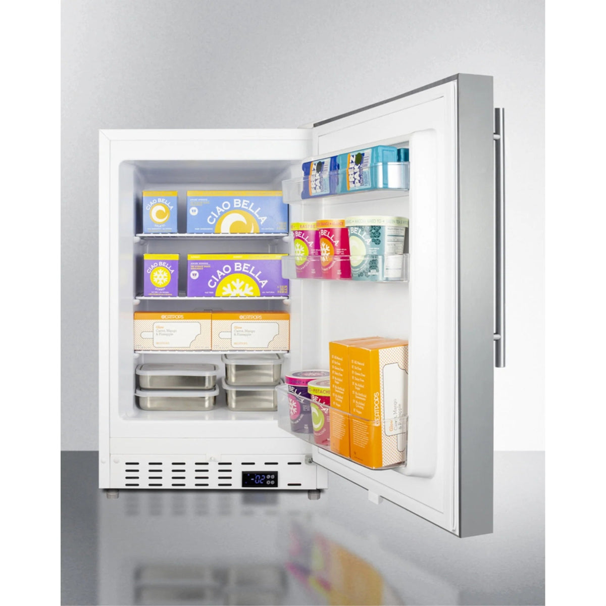 Summit Appliance All-Freezer, Stainless Steel, 32 x 19.88 x 22.5 in - ALFZ36CSSHV
