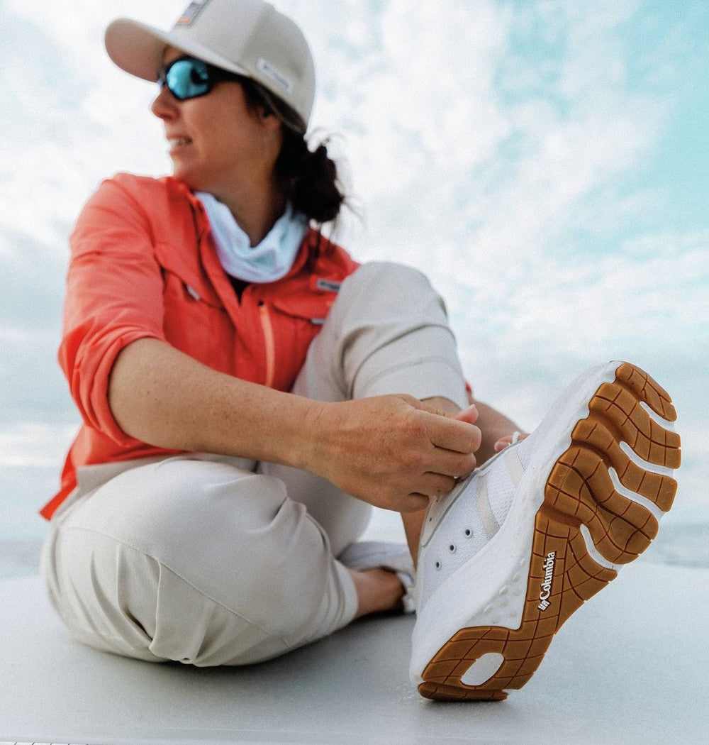 Women's Water-Resistant Fishing Shoe - Grey Peach