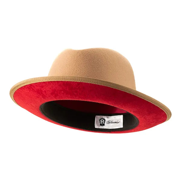 Classic Center-Creased Fedora-King (Golden Honey)