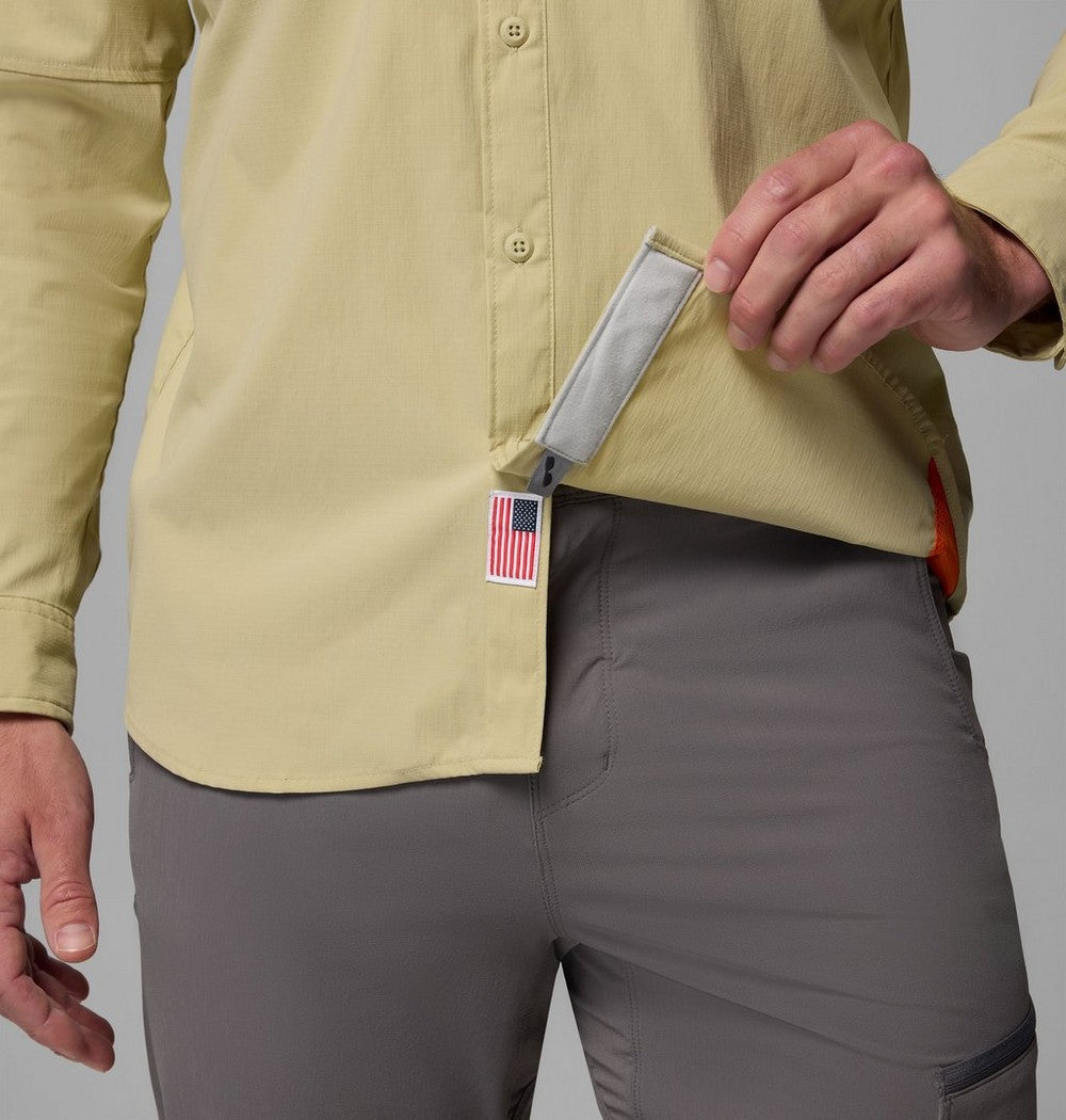 Men's UPF 50 Fishing Button-Up Shirt - Navy