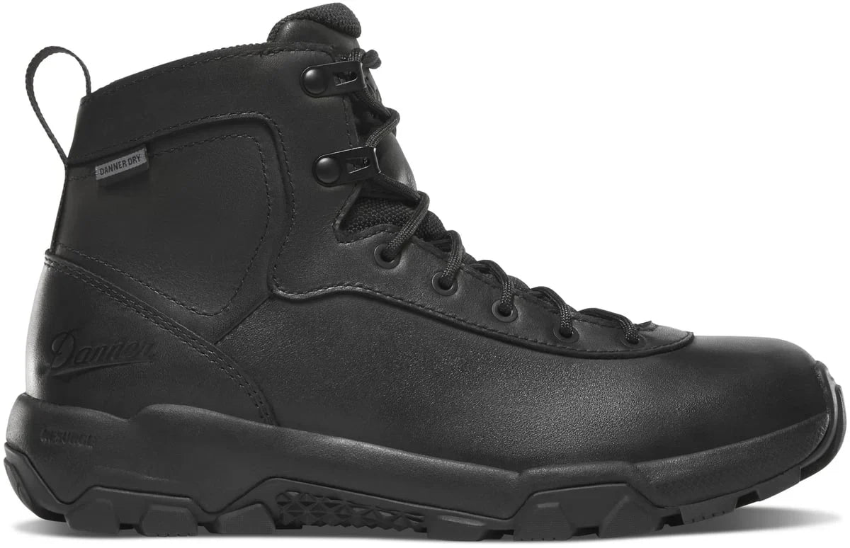 Women's Waterproof Side-Zip Tactical Boot - Black